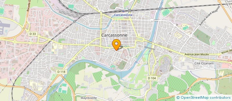 localisation de l'entreprise SARL BOULANGERIE PATISSERIE DES CAPUCINS  CARCASSONNE