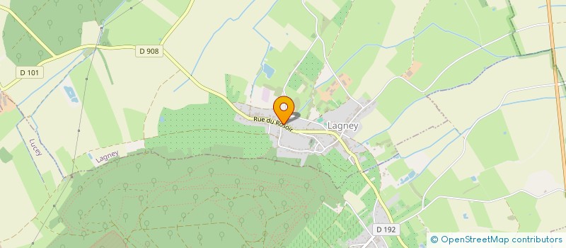 localisation de l'entreprise SARL BOULANGERIE PATISSERIE DU ROSOIR  LAGNEY