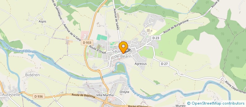 localisation de l'entreprise SARL BOULANGERIE PATISSERIE DUARTE à SAUVETERRE-DE-BEARN