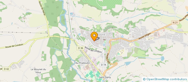 localisation de l'entreprise SARL BOULANGERIE PATISSERIE GRANDE à LECTOURE