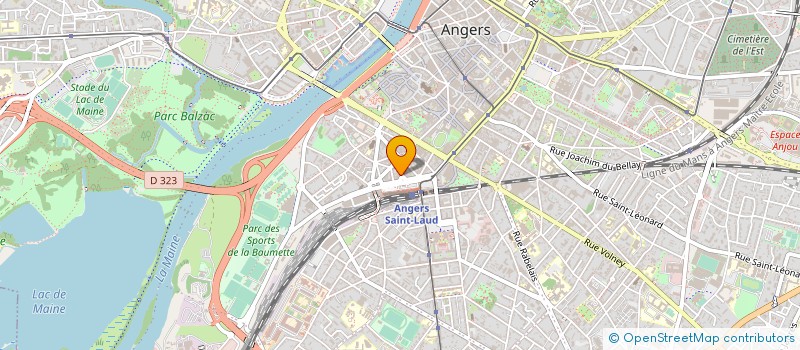 localisation de l'entreprise SARL BOULANGERIE PATISSERIE RICHARD à ANGERS
