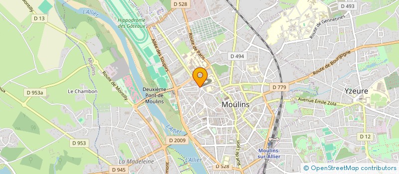 localisation de l'entreprise SARL BOULANGERIE PICARLES  MOULINS