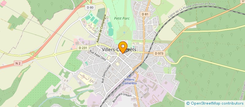 localisation de l'entreprise SARL BOULANGERIE SAINT-REMY à VILLERS-COTTERETS