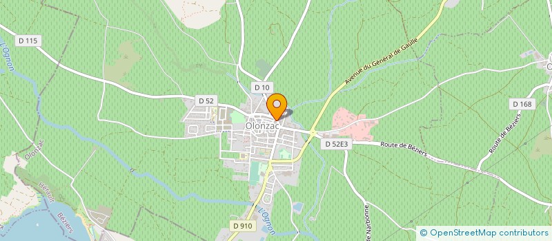 localisation de l'entreprise SARL BOULOC  OLONZAC