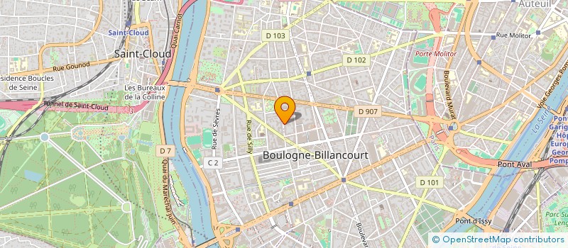 localisation de l'entreprise SARL BOULOGNE AFFAIRES à BOULOGNE-BILLANCOURT