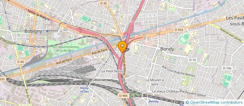 localisation de l'entreprise SARL BOUQUET à NOISY-LE-SEC