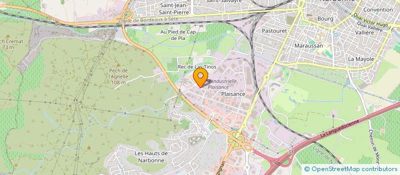 localisation de l'entreprise SARL BOUQUET - SAGET - TEISSIER à NARBONNE