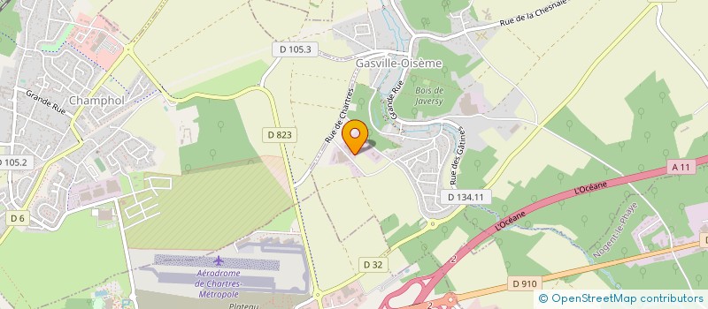 localisation de l'entreprise SARL BOURDELAS à GASVILLE-OISEME