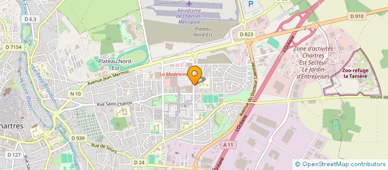 localisation de l'entreprise SARL BOURDELOUP à CHARTRES