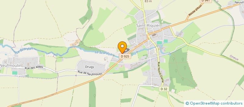 localisation de l'entreprise SARL BOURDET ELOIRE à SAINT-RIQUIER