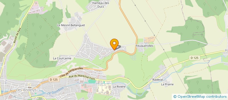 localisation de l'entreprise SARL BOURDIN & ASSOCIE à LES ANDELYS