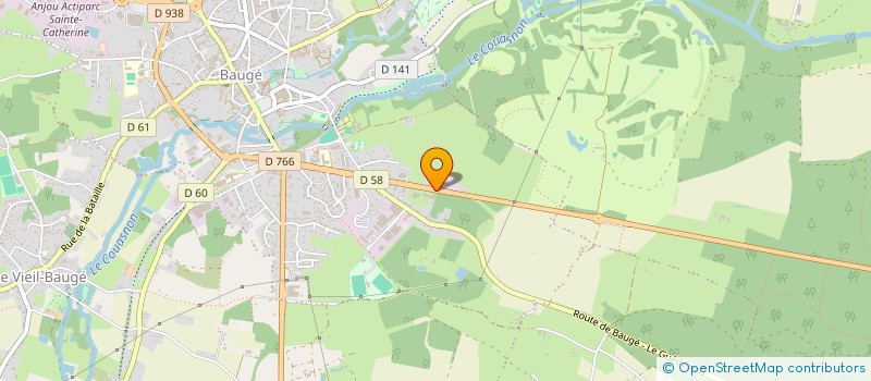 localisation de l'entreprise SARL BOUREAU PERE ET FILS  BAUGE-EN-ANJOU