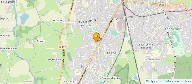localisation de l'entreprise SARL BOURG BAZAR à PERONNAS