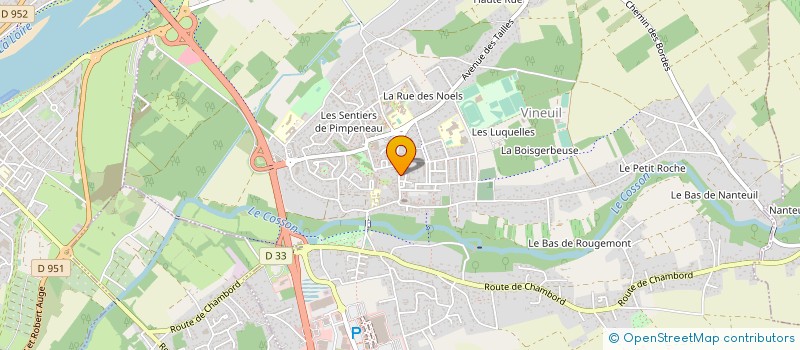 localisation de l'entreprise SARL BOURGEAT ET FILS à VINEUIL