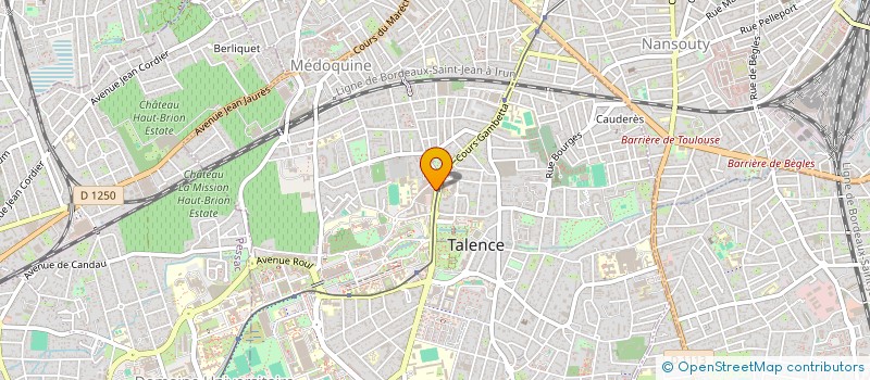 localisation de l'entreprise SARL BOURGER  TALENCE