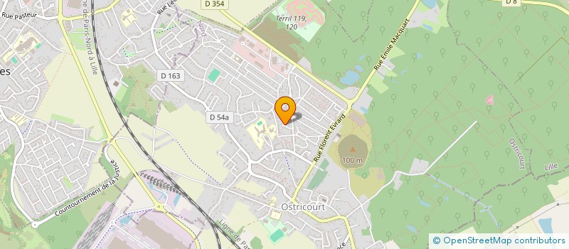 localisation de l'entreprise SARL BOURGES à OSTRICOURT