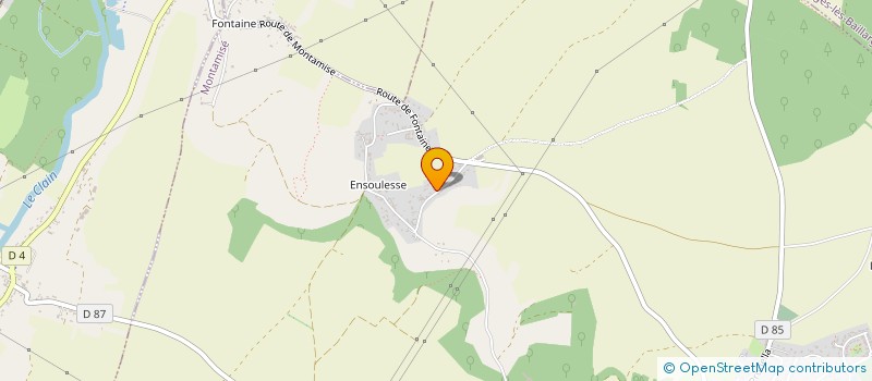 localisation de l'entreprise SARL BOURGET - MEYNARD  MONTAMISE