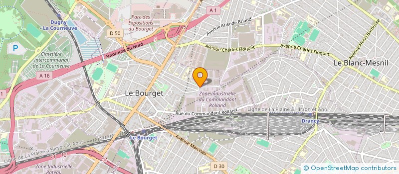 localisation de l'entreprise SARL BOURGET PRIMEURS à LE BOURGET