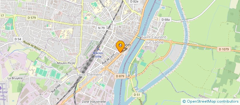 localisation de l'entreprise SARL BOURGOGNE ANTIQUITES  MACON