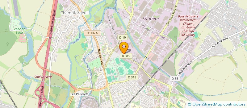 localisation de l'entreprise SARL BOURGOGNE CONTROLES INDUSTRIELS à CHALON-SUR-SAONE