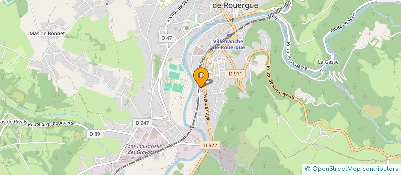 localisation de l'entreprise SARL BOURLIER à VILLEFRANCHE-DE-ROUERGUE