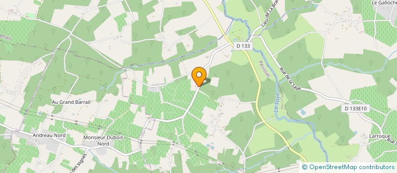 localisation de l'entreprise SARL BOURON  PERISSAC