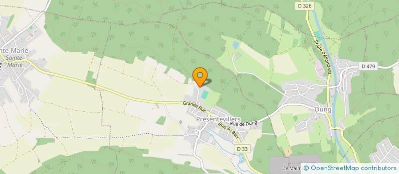 localisation de l'entreprise SARL BOURQUARD  PRESENTEVILLERS