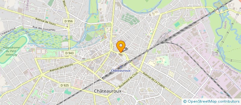 localisation de l'entreprise SARL BOURRIER ENTREPRISES à CHATEAUROUX
