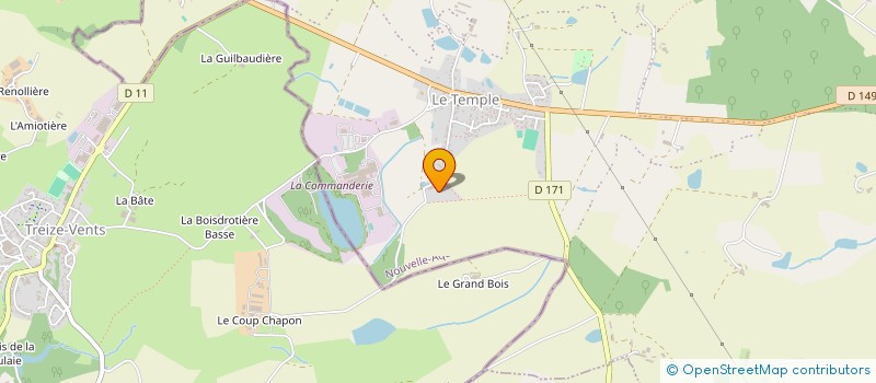 localisation de l'entreprise SARL BOURY  MAULEON