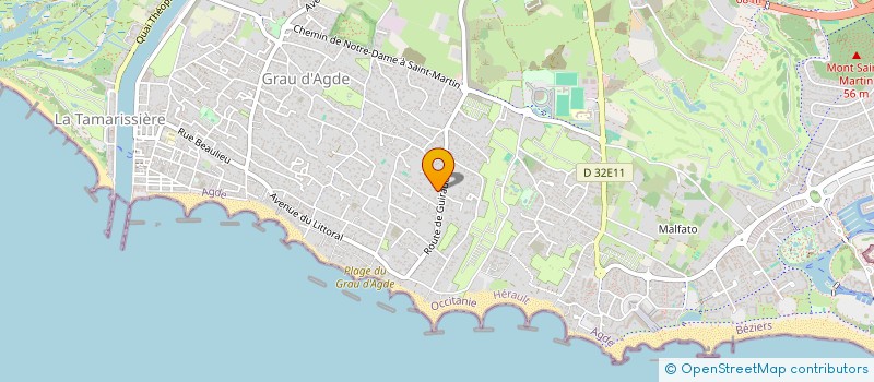 localisation de l'entreprise SARL BOUSQUET à AGDE