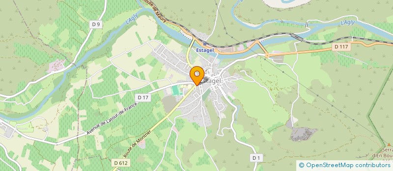 localisation de l'entreprise SARL BOUSQUET ET FILS  ESTAGEL