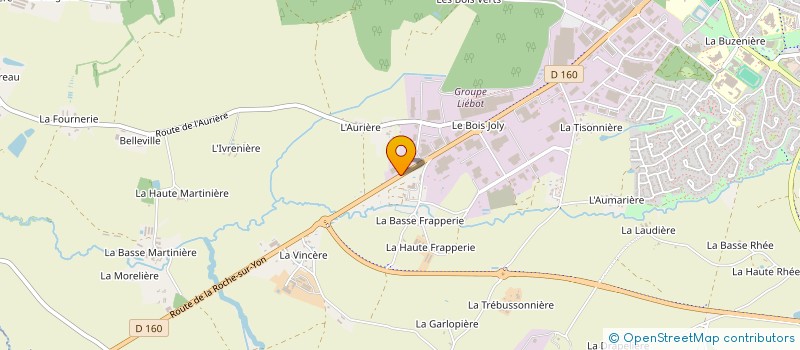 localisation de l'entreprise SARL BOUSSEAU à LES HERBIERS