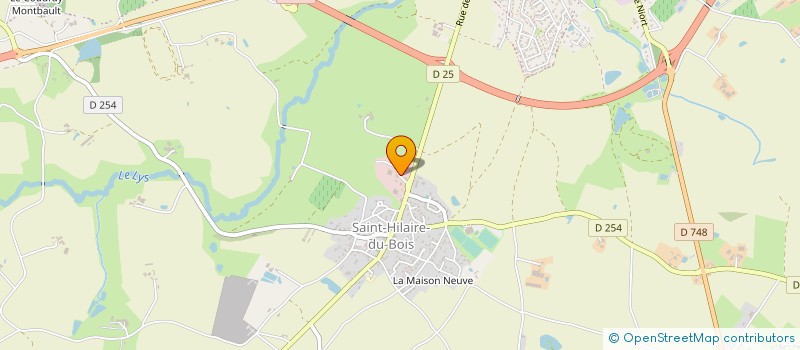 localisation de l'entreprise SARL BOUSSEAU CHARRON à LYS-HAUT-LAYON