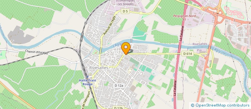 localisation de l'entreprise SARL BOUSSIOUX CONTROLE  RIVESALTES