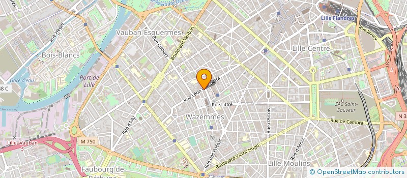 localisation de l'entreprise SARL BOUT'CHOU à LILLE
