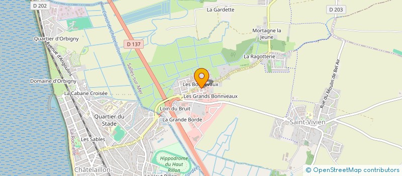 localisation de l'entreprise SARL BOUTEILLER MENUISERIE CHARPENTE  SAINT-VIVIEN