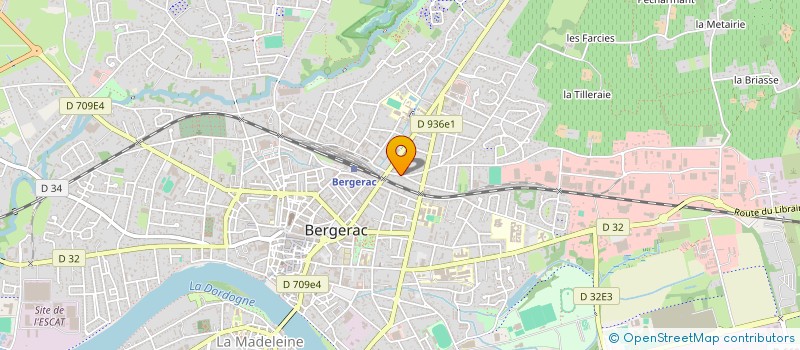 localisation de l'entreprise SARL BOUTIQUE 10 ET 20F à BERGERAC