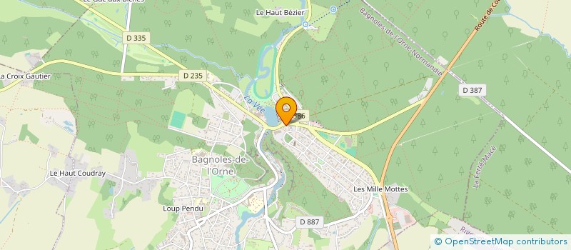 localisation de l'entreprise SARL BOUTIQUE SAINT MARTIN à BAGNOLES-DE-L'ORNE-NORMANDIE
