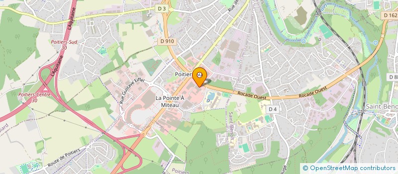 localisation de l'entreprise SARL BOUTO à POITIERS