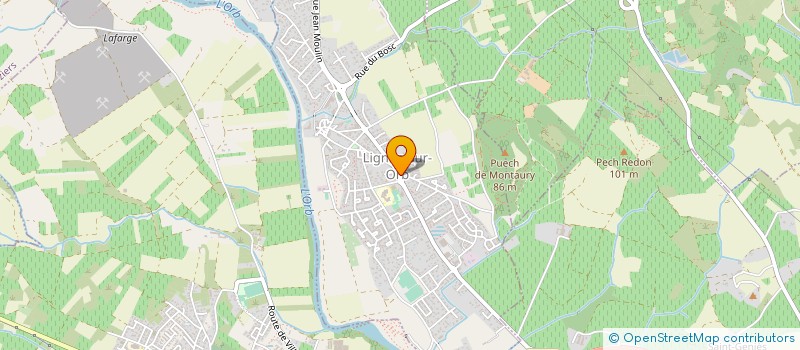 localisation de l'entreprise SARL BOUTONNIER  LIGNAN-SUR-ORB