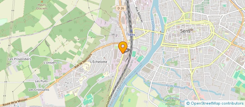 localisation de l'entreprise SARL BOUTTEYRE ET LEGRAND  PARON