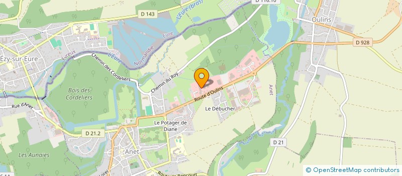 localisation de l'entreprise SARL BOUVARD à ANET