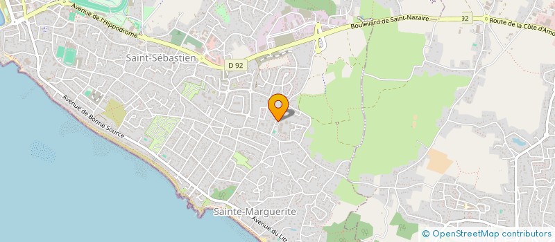 localisation de l'entreprise SARL BOUVET CARRELAGE à PORNICHET