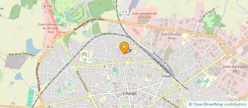 localisation de l'entreprise SARL BOUYER à CHOLET