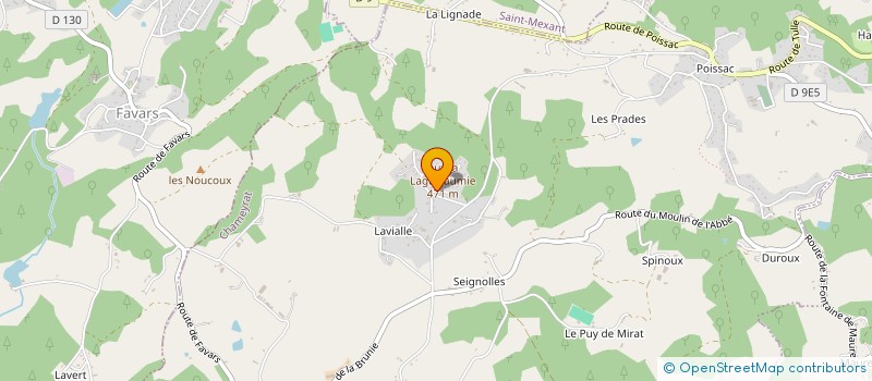 localisation de l'entreprise SARL BOUYOUX à SAINT-GERMAIN-LES-VERGNES
