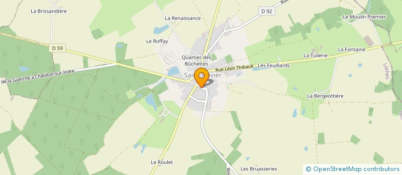 localisation de l'entreprise SARL BOUZAT à SAINT-FLOVIER