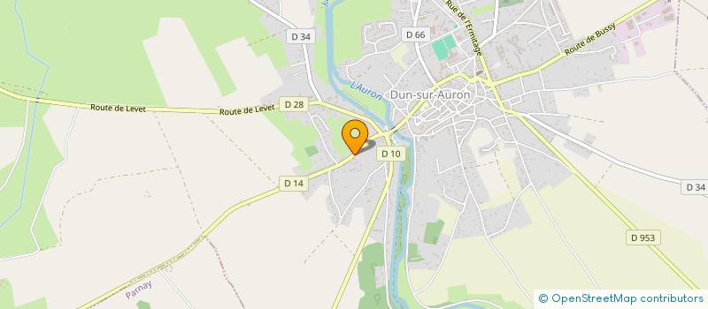 localisation de l'entreprise SARL BOYE  DUN-SUR-AURON