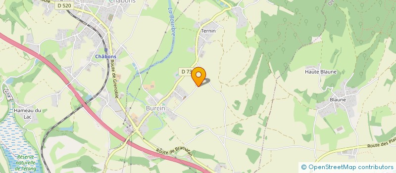 localisation de l'entreprise SARL BOZON MICHEL  BURCIN