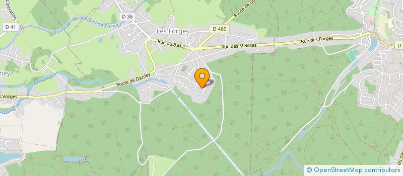 localisation de l'entreprise SARL BOZZOLO ROLAND ET FILS à LES FORGES