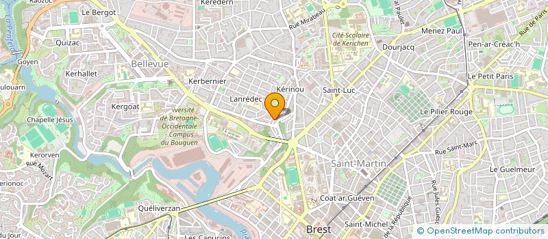 localisation de l'entreprise SARL BP 2I à BREST